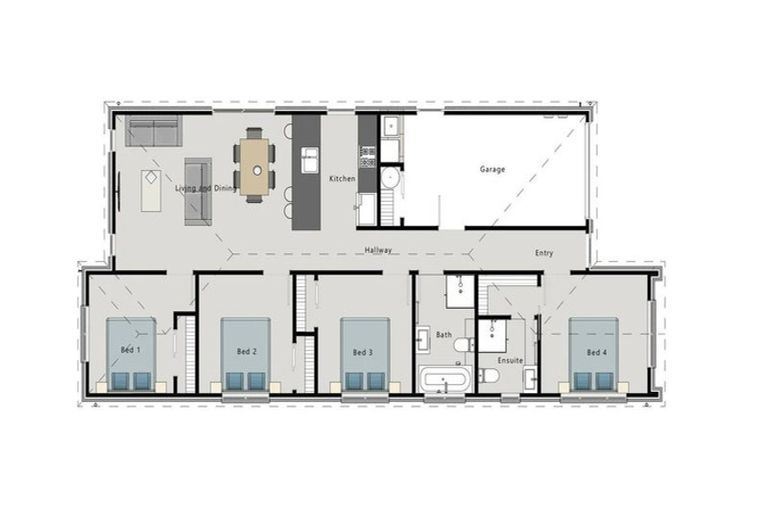 Photo of property in 57 Rorotu Avenue, Karaka, 2113