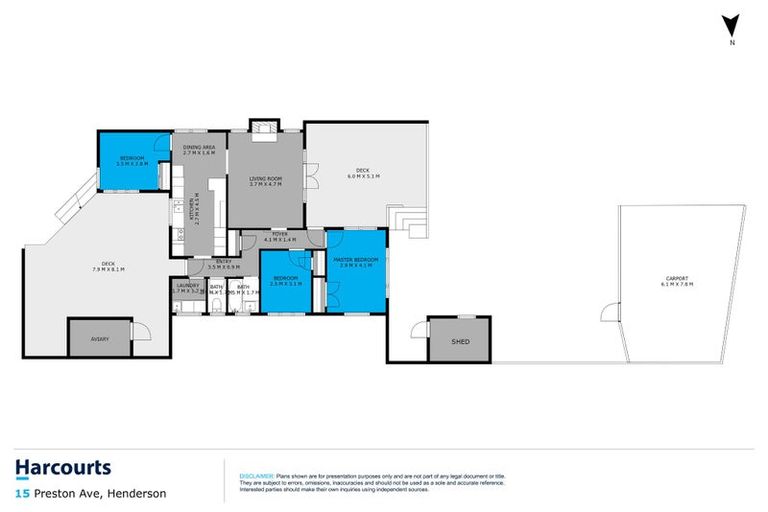 Photo of property in 15 Preston Avenue, Henderson, Auckland, 0610