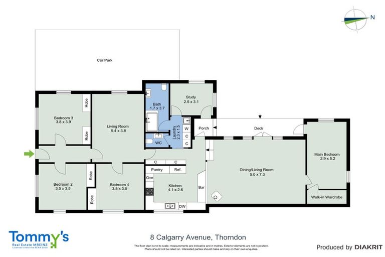 Photo of property in 8 Calgarry Avenue, Thorndon, Wellington, 6011