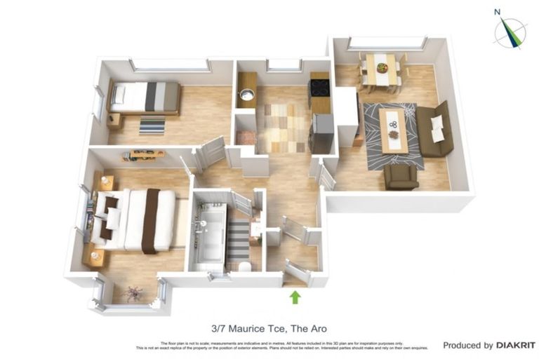 Photo of property in Ambassador Flats, 3/7 Maurice Terrace, Te Aro, Wellington, 6011