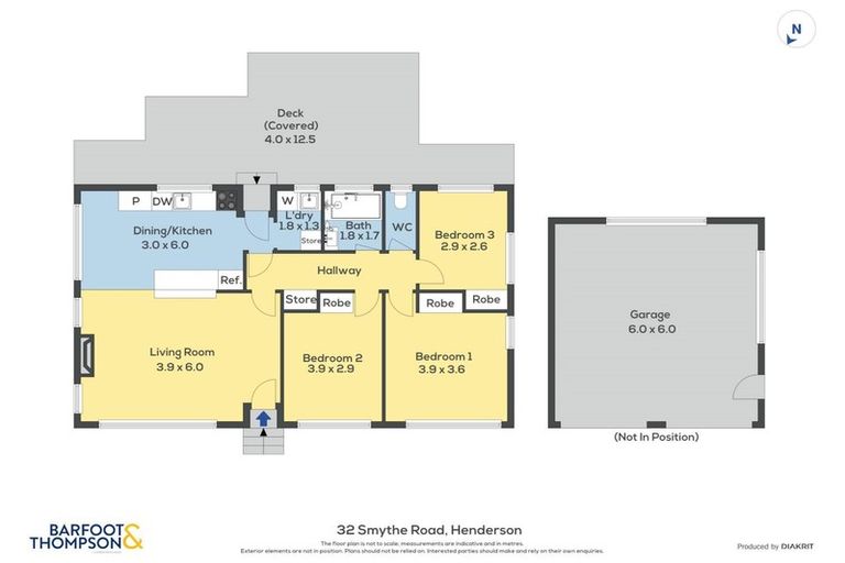 Photo of property in 32 Smythe Road, Henderson, Auckland, 0612