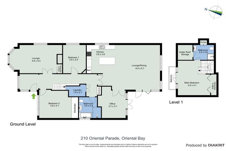 Photo of property in 210 Oriental Parade, Oriental Bay, Wellington, 6011