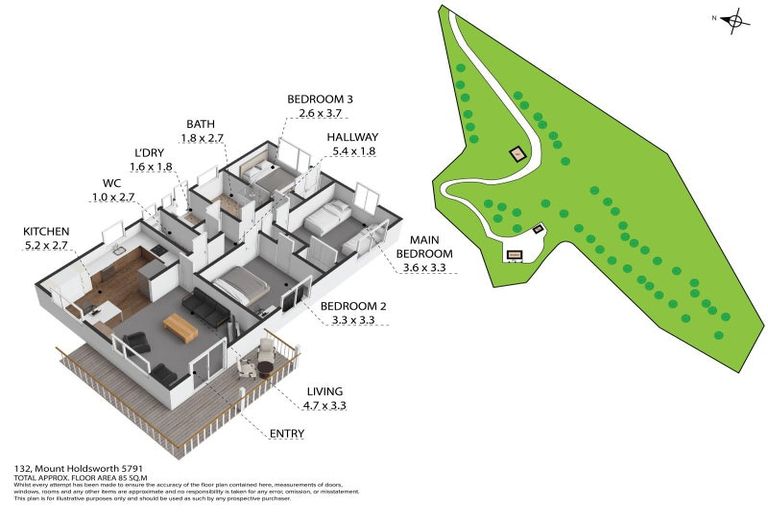 Photo of property in 132 Mount Holdsworth Road, Mount Holdsworth, Carterton, 5791