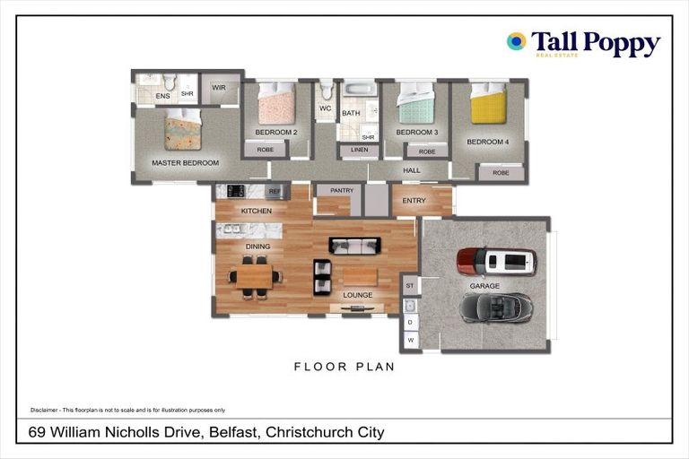 Photo of property in 69 William Nicholls Drive, Belfast, Christchurch, 8051