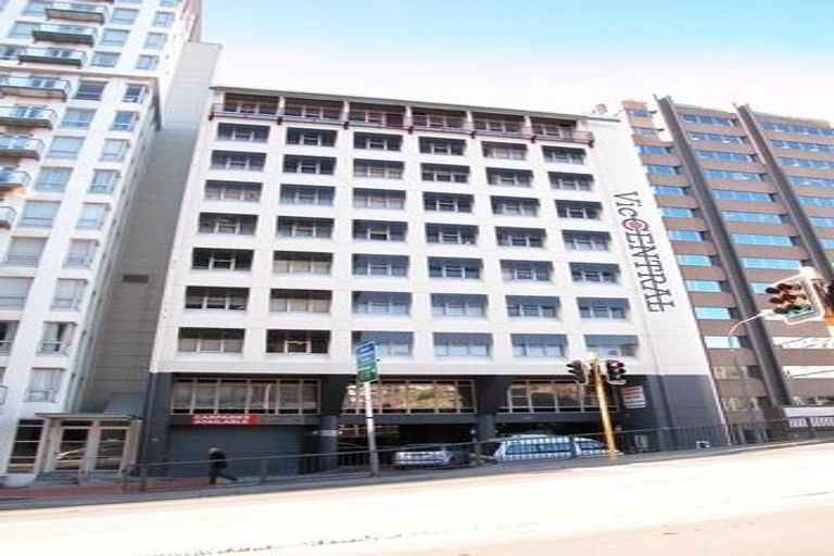 Photo of property in Orange Apartments/victoria Centr, 406/169 The Terrace, Wellington Central, Wellington, 6011