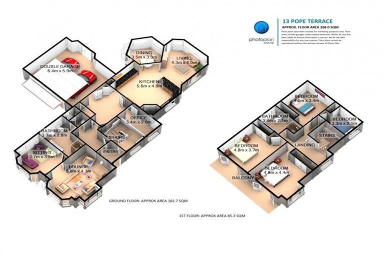 Photo of property in 13 Pope Terrace, Leamington, Cambridge, 3432