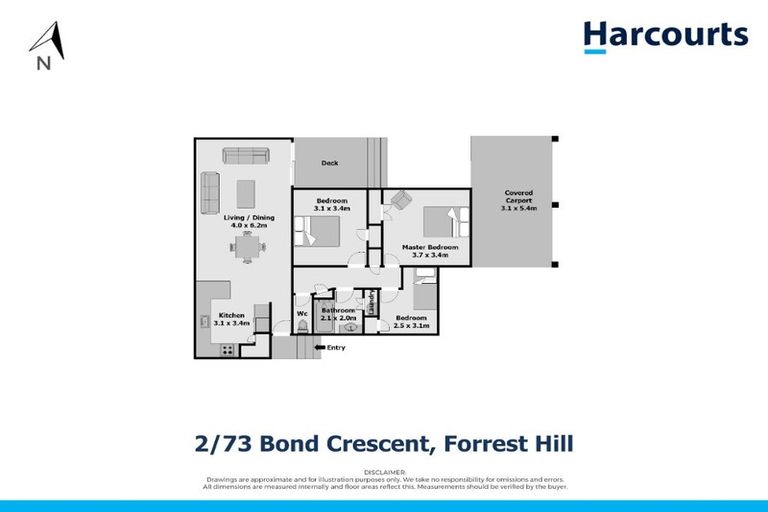 Photo of property in 2/73 Bond Crescent, Forrest Hill, Auckland, 0620