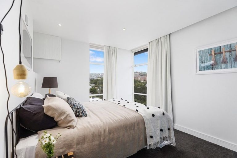 Photo of property in Jellicoe Towers, 191 The Terrace, Wellington Central, Wellington, 6011