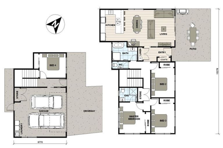 Photo of property in 34a Lorikeet Place, Unsworth Heights, Auckland, 0632