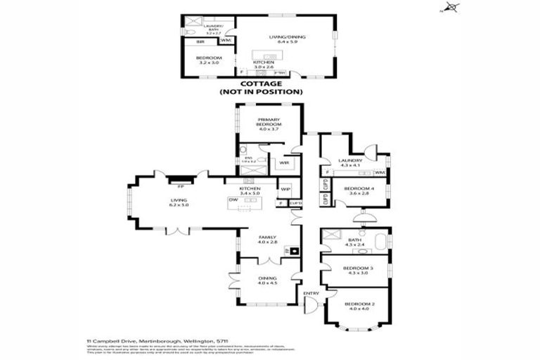 Photo of property in 11 Campbell Drive, Martinborough, 5711