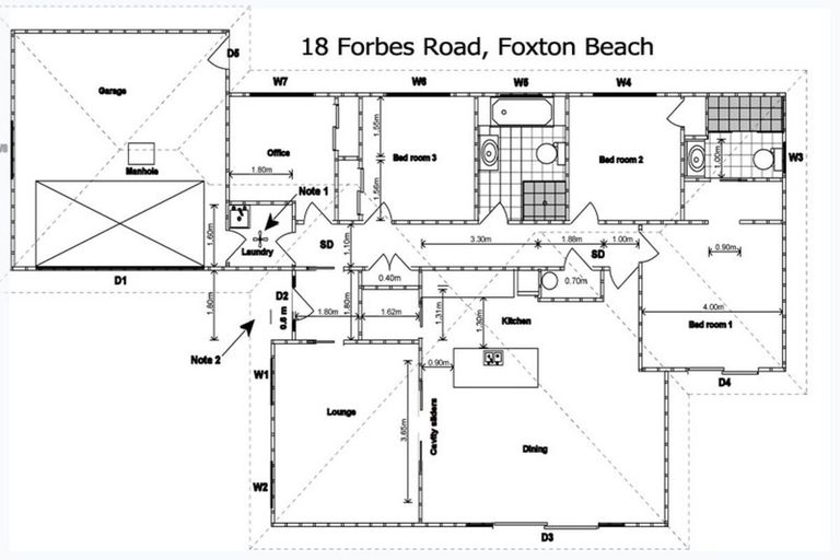 Photo of property in 18 Forbes Road, Foxton Beach, Foxton, 4815