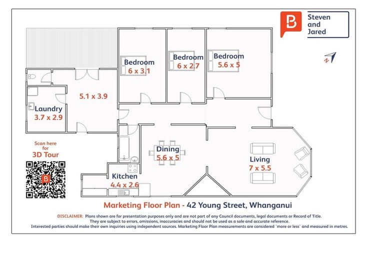 Photo of property in 42 Young Street, Whanganui East, Whanganui, 4500