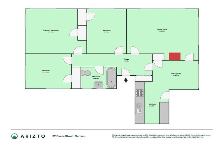 Photo of property in 39 Dacre Street, Oamaru North, Oamaru, 9400