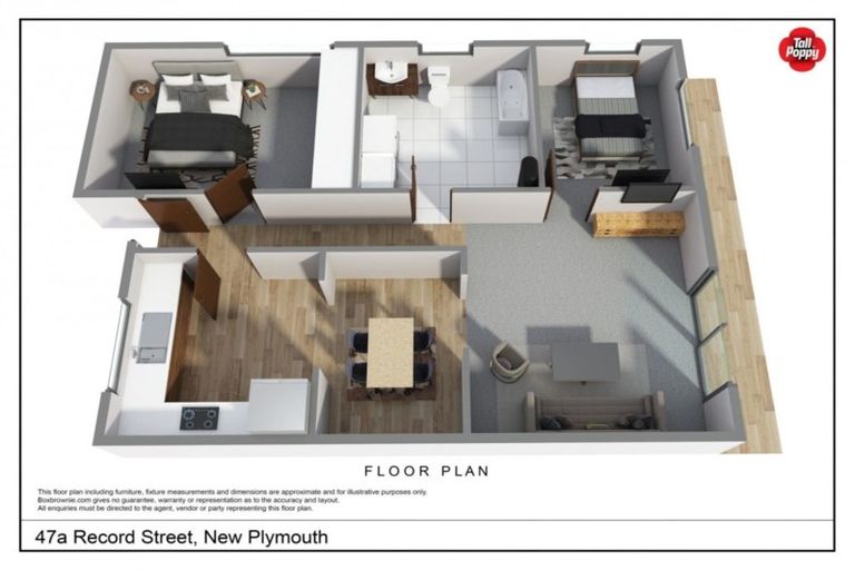 Photo of property in 1/47 Record Street, Fitzroy, New Plymouth, 4312