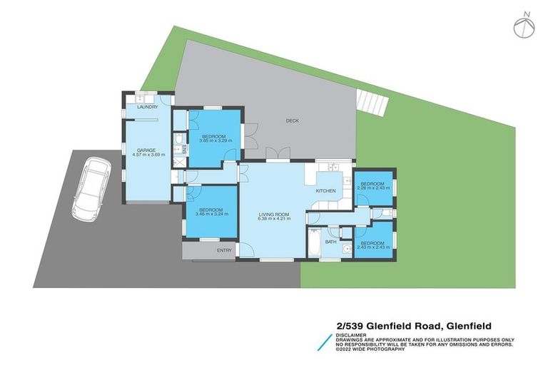 Photo of property in 2/539 Glenfield Road, Glenfield, Auckland, 0629