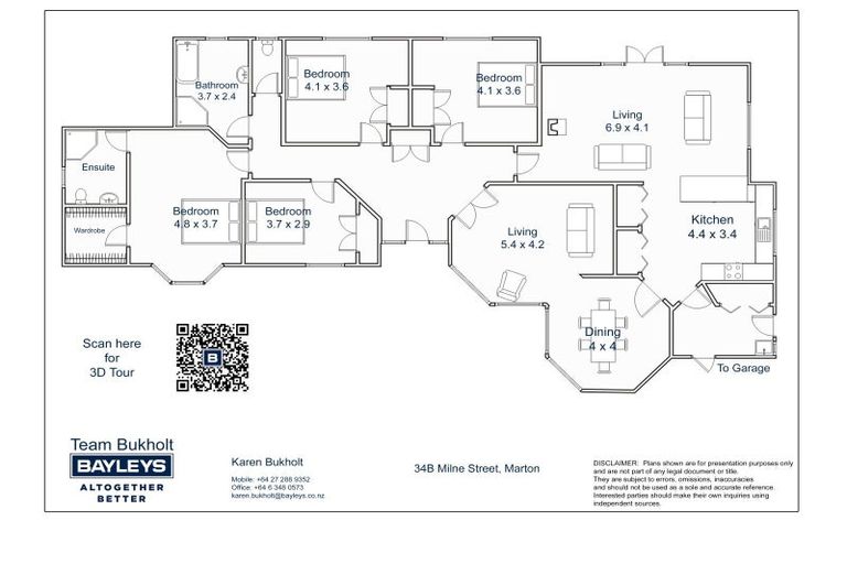 Photo of property in 34b Milne Street, Marton, 4710