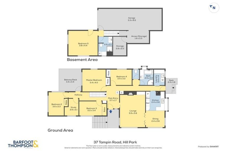 Photo of property in 37 Tampin Road, Hillpark, Auckland, 2102