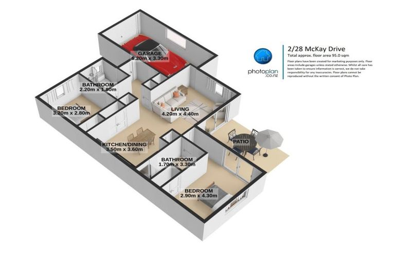 Photo of property in 2/28 Mckay Drive, Temple View, Hamilton, 3218