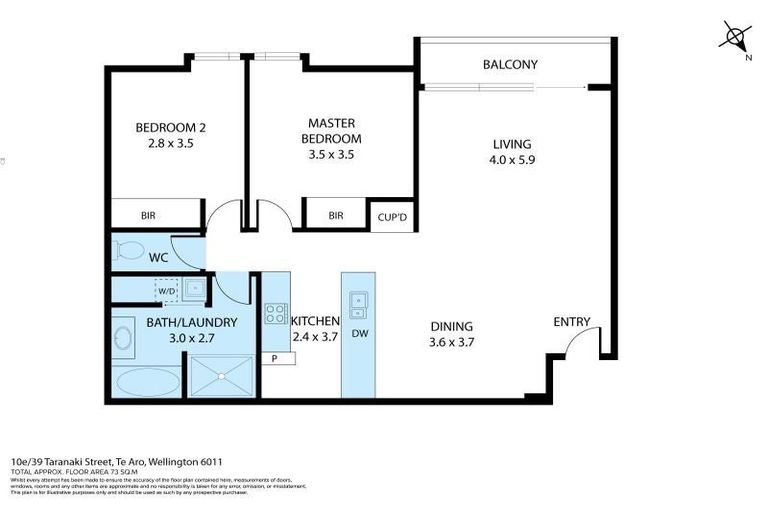 Photo of property in Bellagio Apartments, 10e/39 Taranaki Street, Te Aro, Wellington, 6011