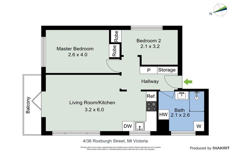 Photo of property in 4/36 Roxburgh Street, Mount Victoria, Wellington, 6011