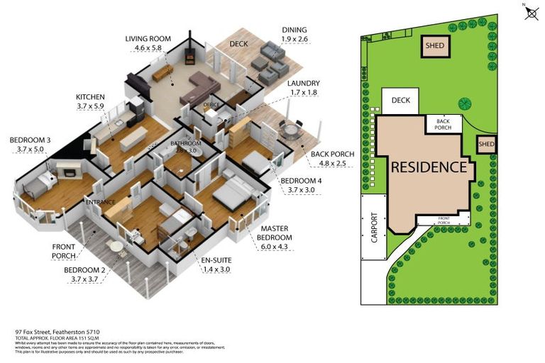 Photo of property in 97 Fox Street, Featherston, 5710