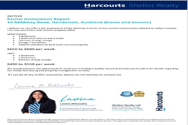 Photo of property in 10 Mildmay Road, Henderson, Auckland, 0610