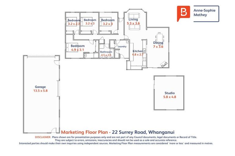 Photo of property in 22 Surrey Road, Springvale, Whanganui, 4501