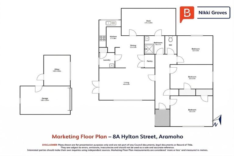 Photo of property in 8a Hylton Street, Aramoho, Whanganui, 4500