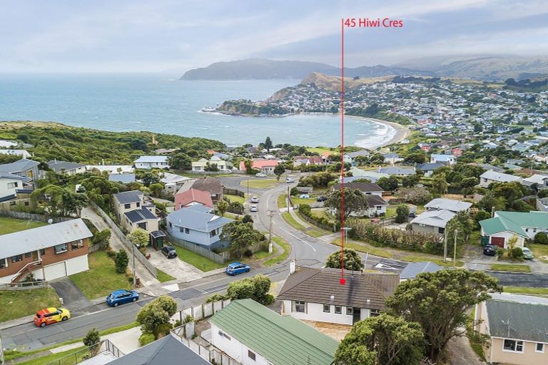Photo of property in 45 Hiwi Crescent, Titahi Bay, Porirua, 5022