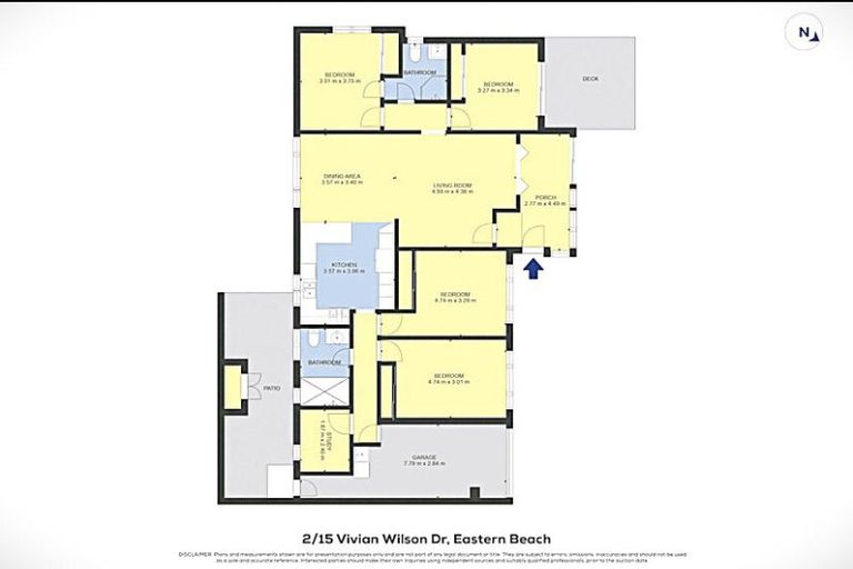 Photo of property in 2/15 Vivian Wilson Drive, Eastern Beach, Auckland, 2012