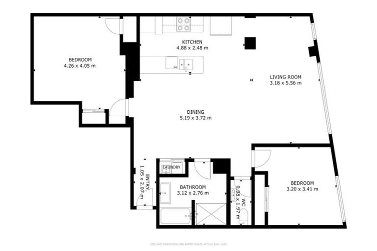 Photo of property in Bellagio Apartments, 1a/39 Taranaki Street, Te Aro, Wellington, 6011