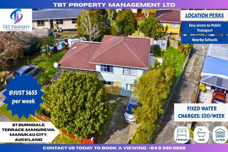 Photo of property in 27 Burndale Terrace, Manurewa, Auckland, 2102