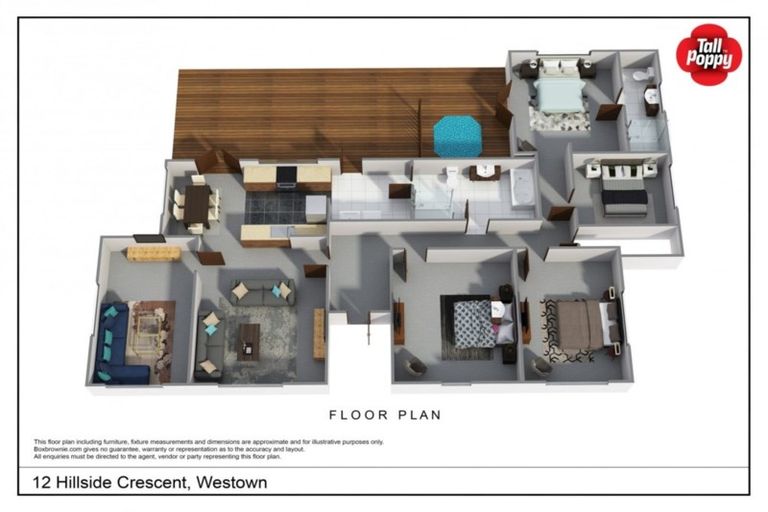 Photo of property in 12 Hillside Crescent, Westown, New Plymouth, 4310