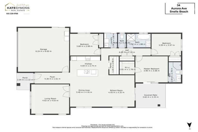 Photo of property in 34 Aurora Avenue, Snells Beach, 0920