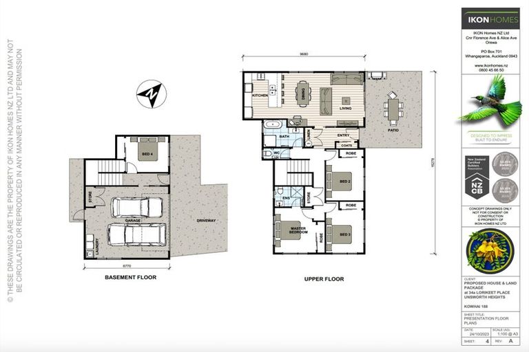 Photo of property in 34a Lorikeet Place, Unsworth Heights, Auckland, 0632