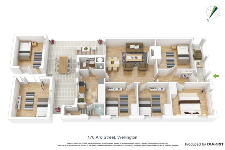 Photo of property in 176 Aro Street, Aro Valley, Wellington, 6021