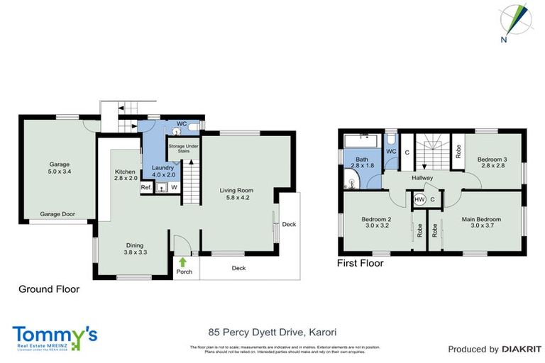 Photo of property in 85 Percy Dyett Drive, Karori, Wellington, 6012