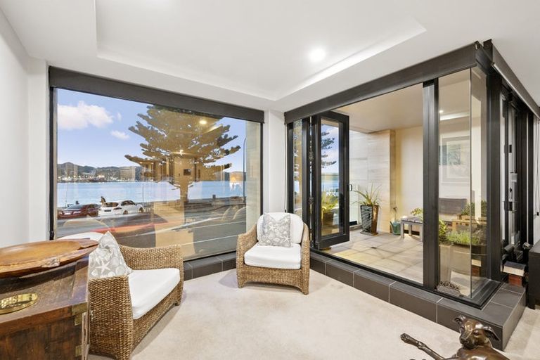Photo of property in Waterline Apartments, 1a/342 Oriental Parade, Oriental Bay, Wellington, 6011