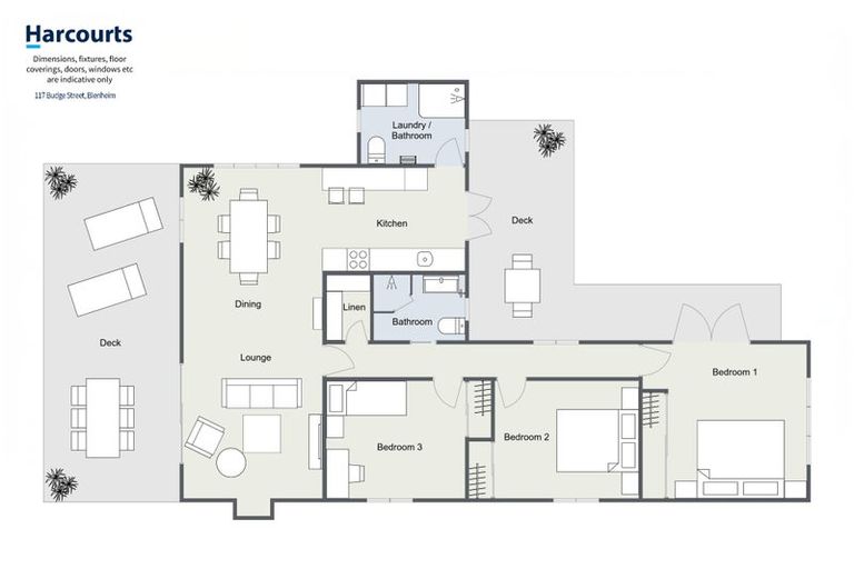 Photo of property in 117 Budge Street, Riversdale, Blenheim, 7201