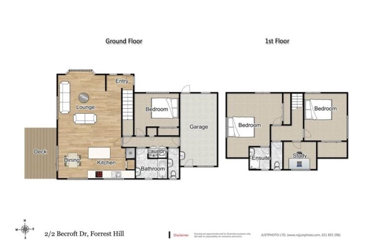 Photo of property in 2/2 Becroft Drive, Forrest Hill, Auckland, 0620