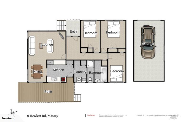 Photo of property in 8 Hewlett Road, Massey, Auckland, 0614