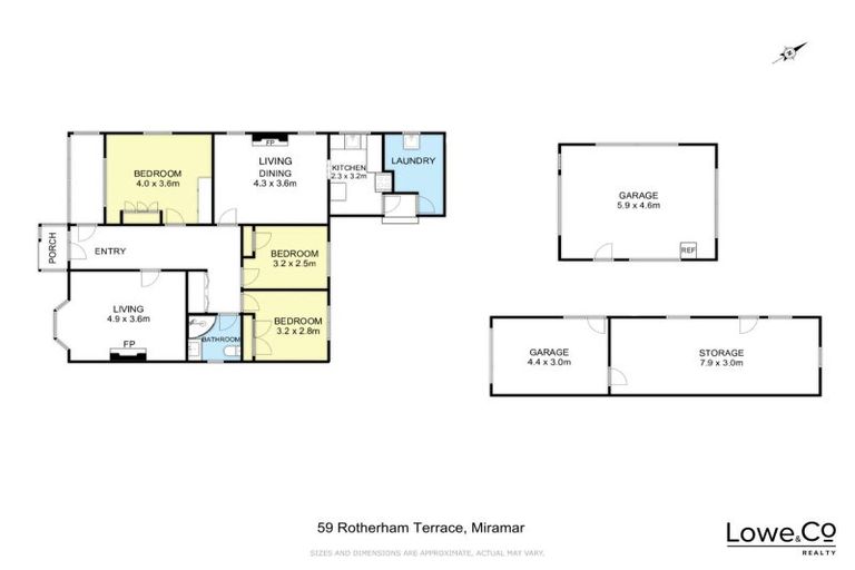 Photo of property in 59 Rotherham Terrace, Miramar, Wellington, 6022
