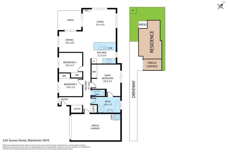 Photo of property in 22a Sussex Street, Levin, 5510