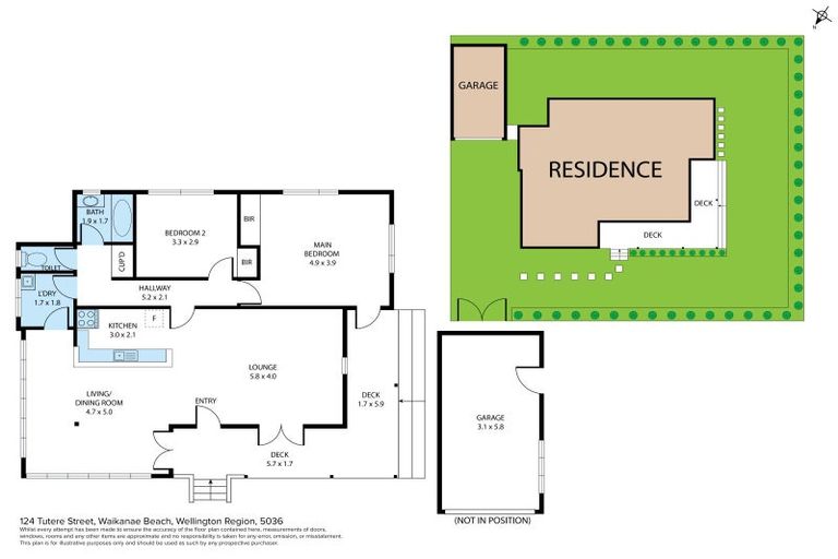 Photo of property in 124 Tutere Street, Waikanae Beach, Waikanae, 5036