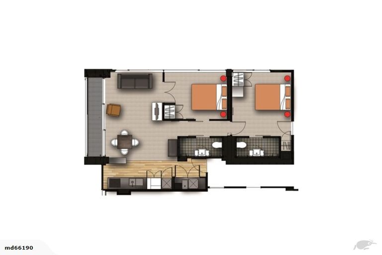 Photo of property in The Wellington Suites, 781/233 Cuba Street, Te Aro, Wellington, 6011