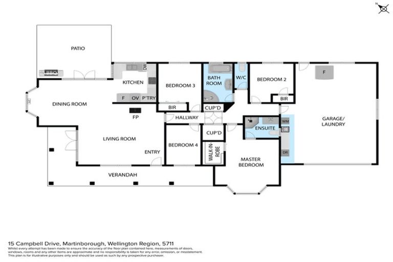 Photo of property in 15 Campbell Drive, Martinborough, 5711