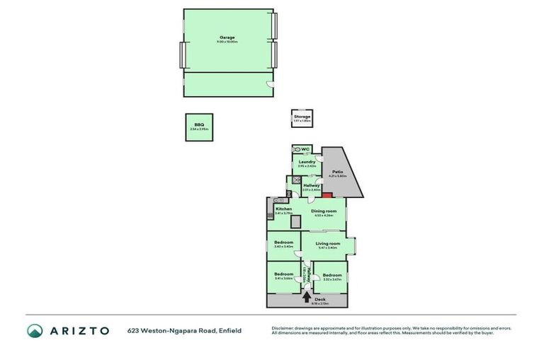 Photo of property in 623 Weston-ngapara Road, Enfield, Oamaru, 9491