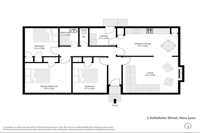 Photo of property in 1 Kohekohe Street, New Lynn, Auckland, 0600