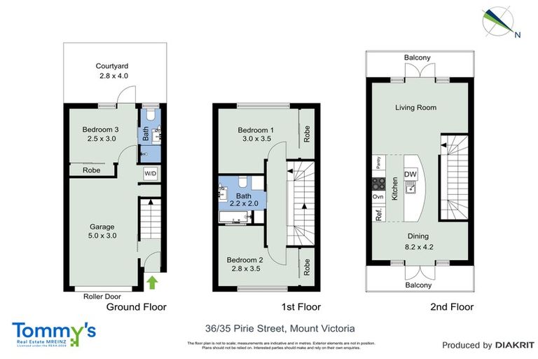 Photo of property in Pirie Street Townhouses, 36/35 Pirie Street, Mount Victoria, Wellington, 6011