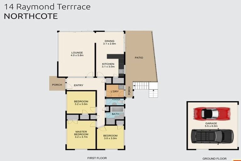 Photo of property in 14 Raymond Terrace, Northcote, Auckland, 0627